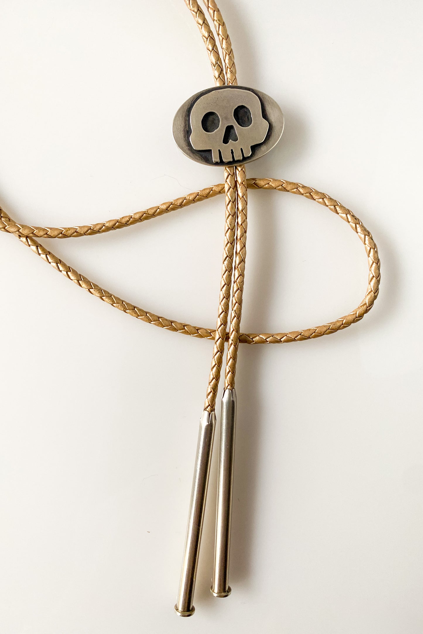 skull bolo tie