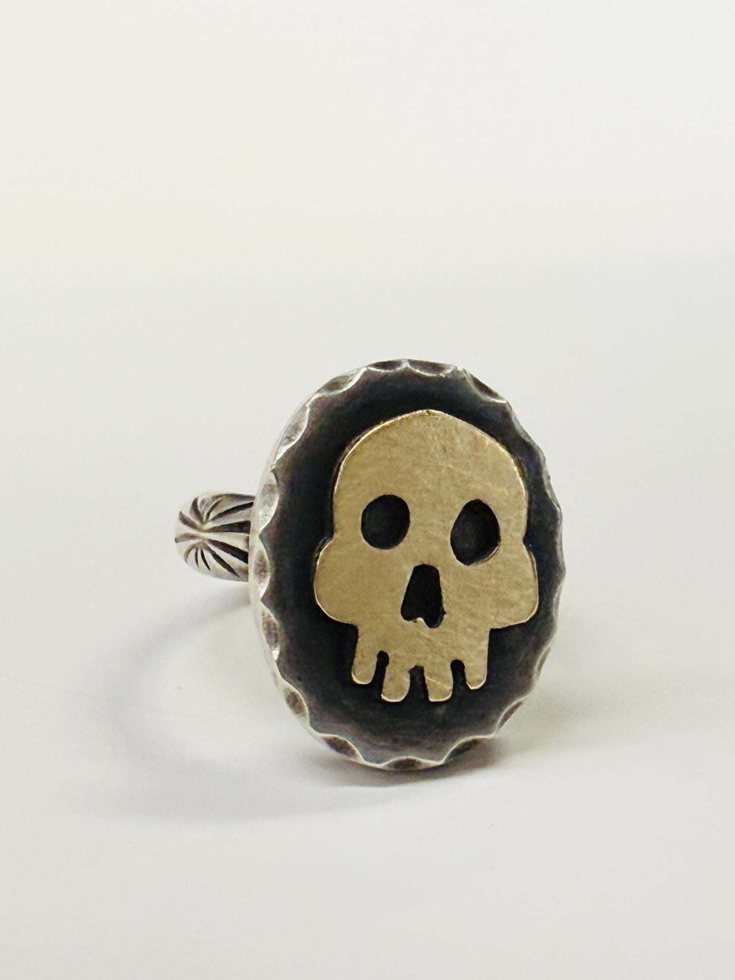 tiny skull ring