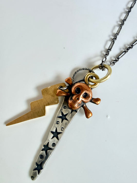 Pirate Vibes charm necklace