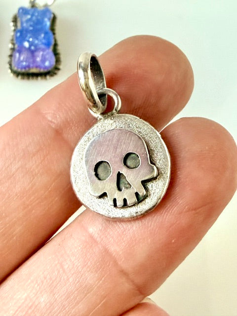 Sterling Skull charm