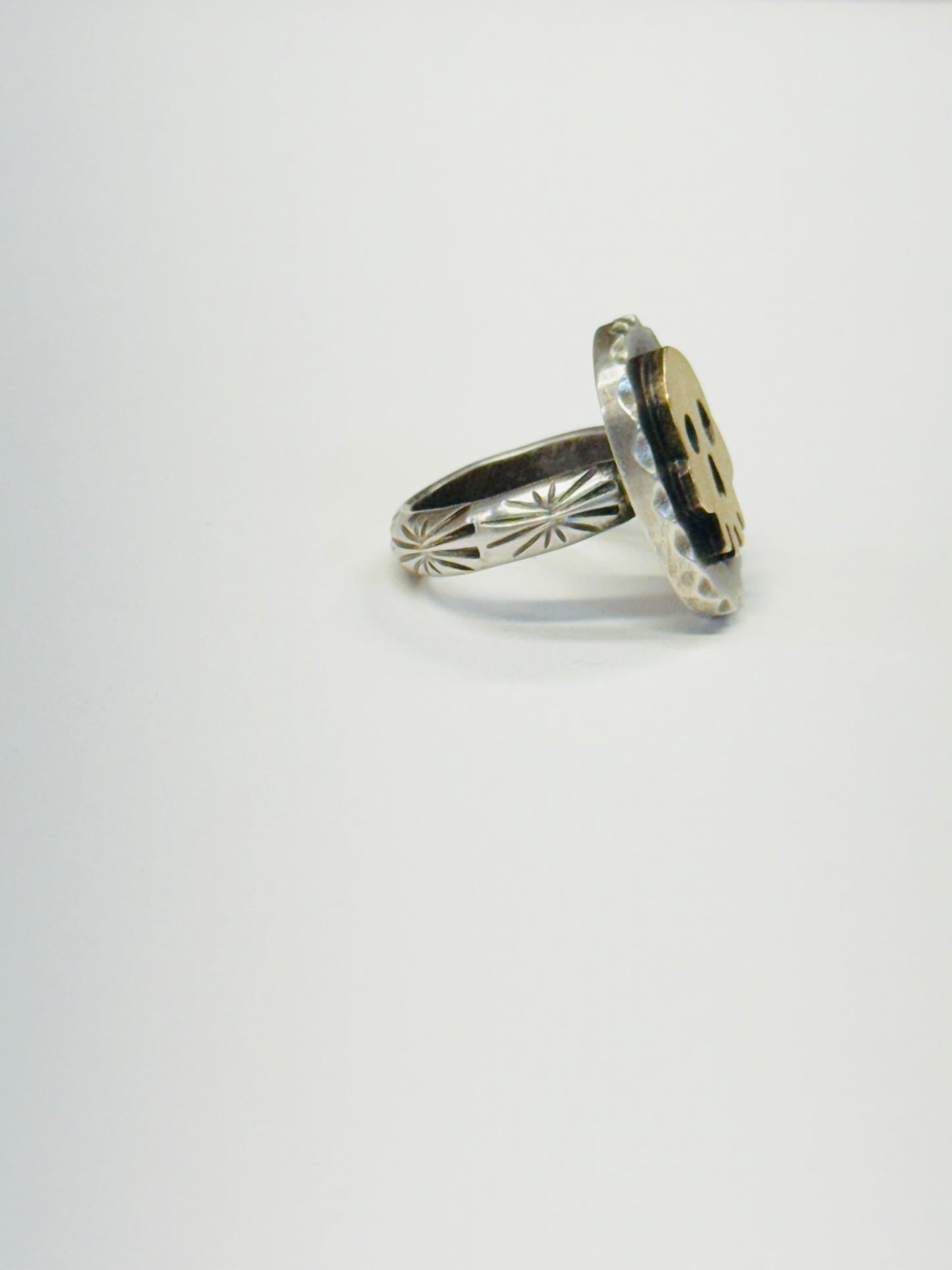 tiny skull ring