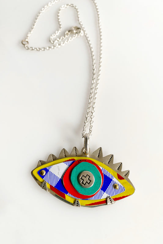 All seeing eye necklace