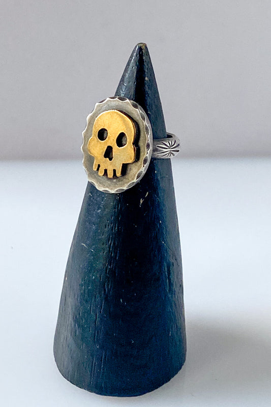 tiny skull ring